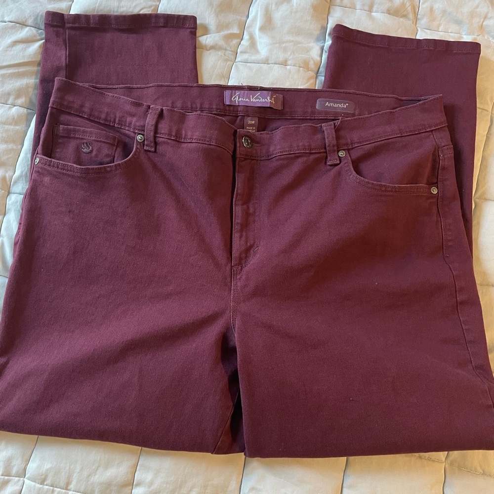 Plum colored jeans